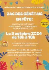 ZAC des Génétais en fête