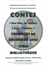 Bibliothèque - Spectacle de Contes