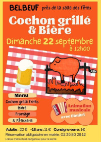 Cochon Grillé et Bière