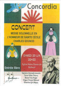 Concert du Choeur CONCORDIA